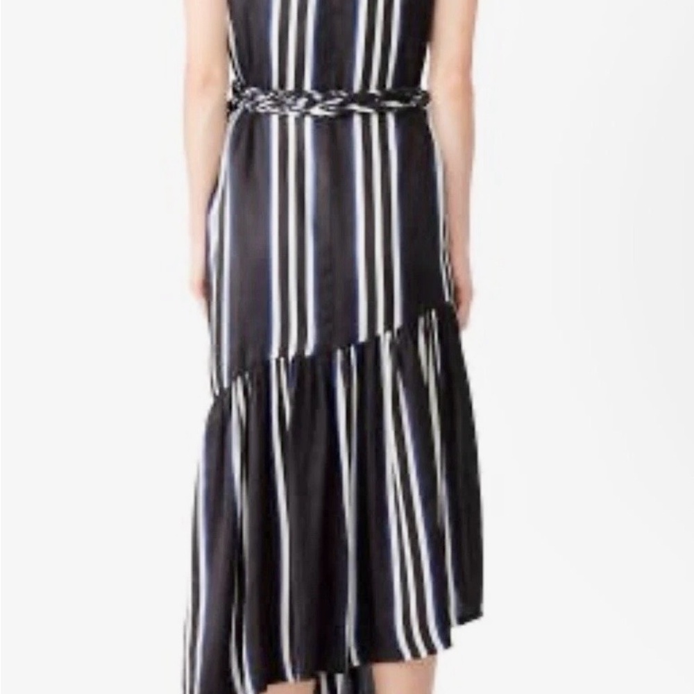 Apiece Apart Striped Ruffle Maxi Dress - Picture 4 of 7